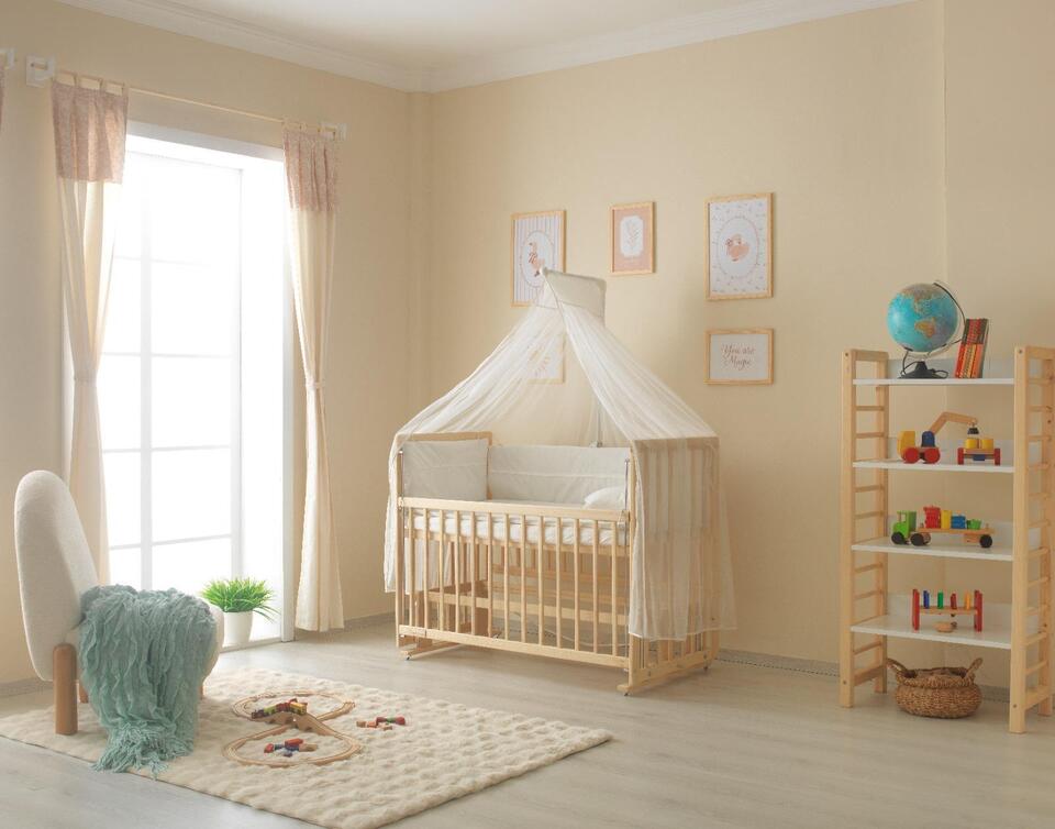 Ahşap Beşik Anne Yanı 60*120 Ceviz